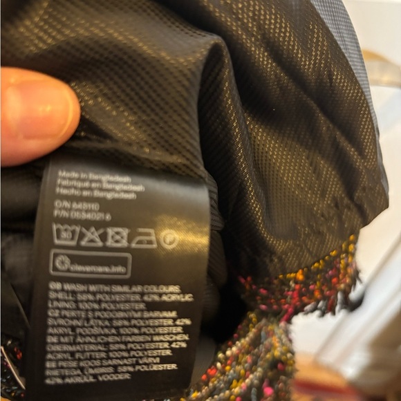 H&M Chic Multicolor Tweed Mini Skirt Size 8 NWT - Picture 8 of 8